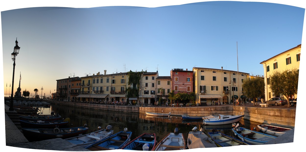 Lazise bei Sonnenuntergang